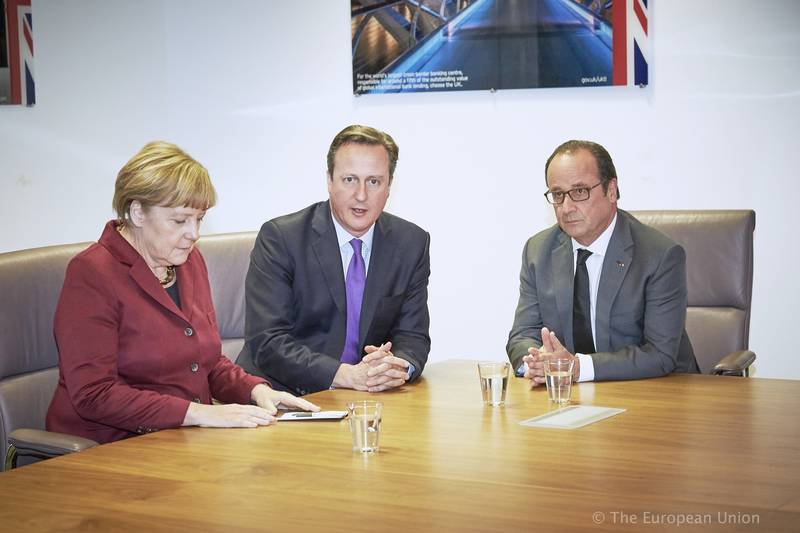 Merkel, Cameron, Hollande | © Council of the EU